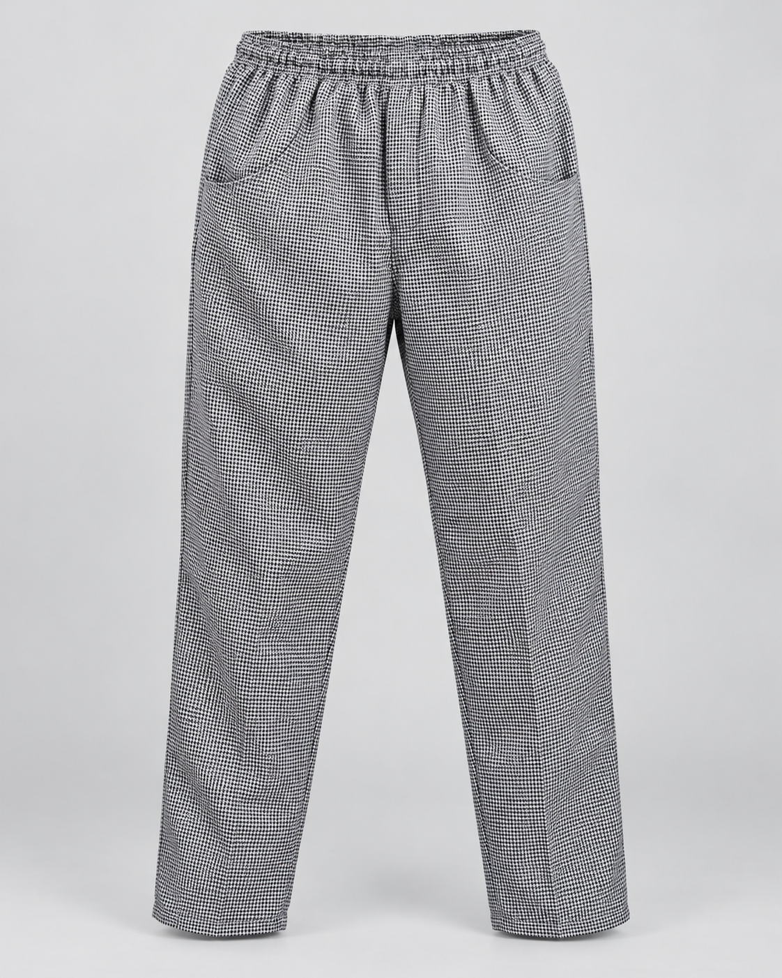Calça Xadrez Unissex Cozinheiro Chef Cozinha Pied Poule Profissional
